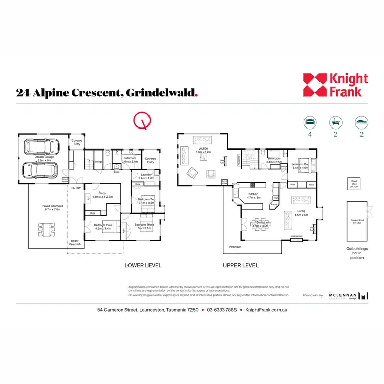 Floorplan of Homely house listing, 24 Alpine Crescent, Grindelwald TAS 7277