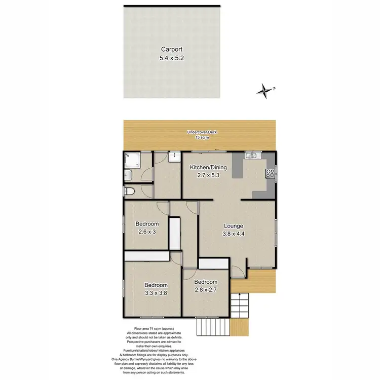 Floorplan of Homely house listing, 28 Swanston Street, Brooklyn TAS 7320