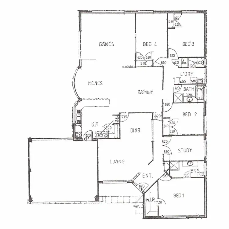 Floorplan of Homely house listing, 14 Solway Green, Canning Vale WA 6155