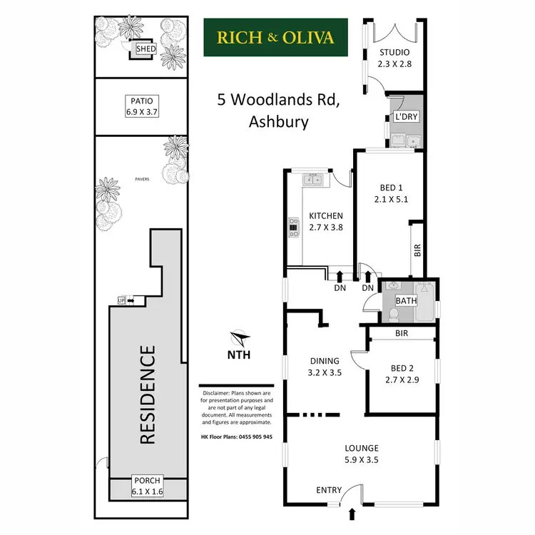 Floorplan of Homely house listing, 5 Woodlands Road, Ashbury NSW 2193