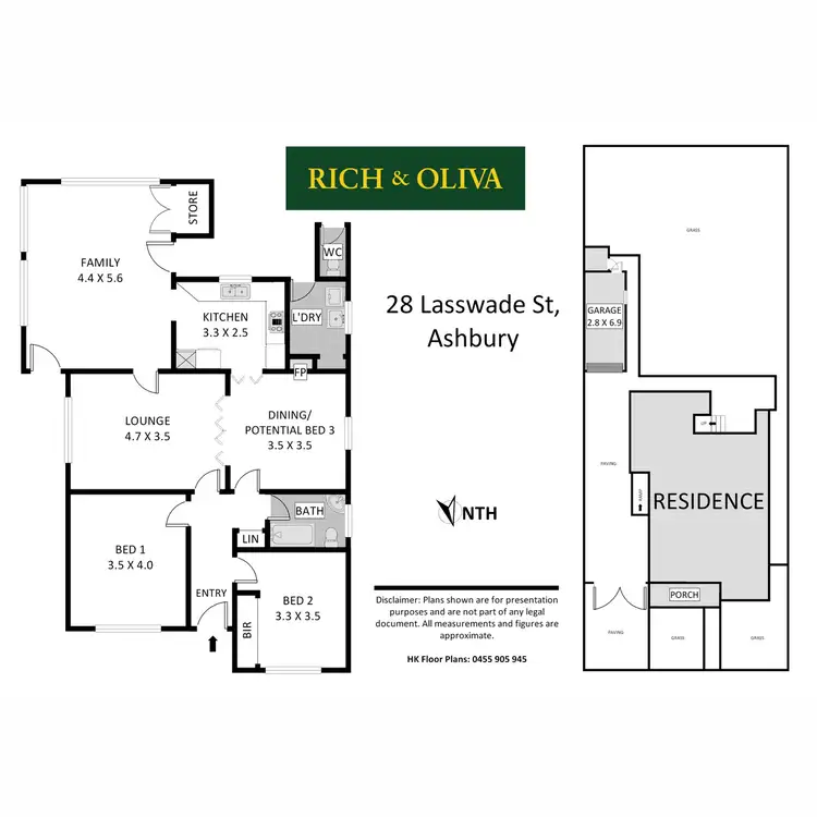 Floorplan of Homely house listing, 28 Lasswade Street, Ashbury NSW 2193