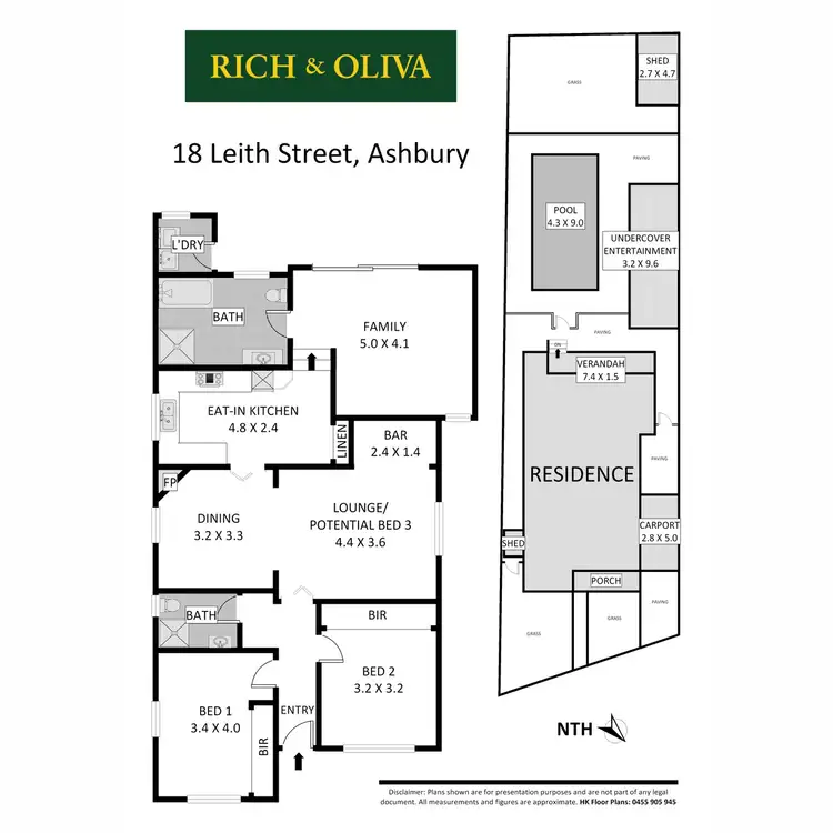 Floorplan of Homely house listing, 18 Leith Street, Ashbury NSW 2193