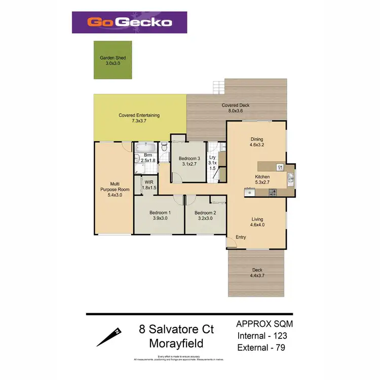 Floorplan of Homely house listing, 8 Salvatore Court, Morayfield QLD 4506