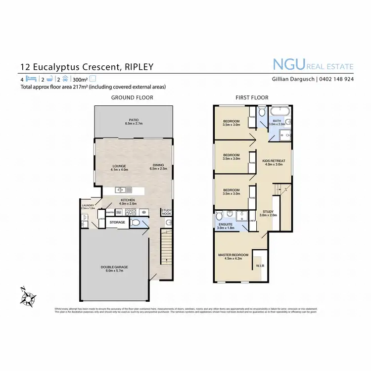 Floorplan of Homely house listing, 12 Eucalyptus Crescent, Ripley QLD 4306