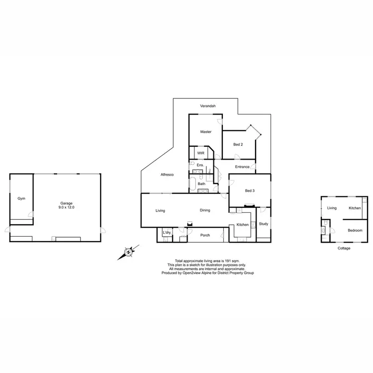 Floorplan of Homely house listing, 21 Logan Street, Mansfield VIC 3722