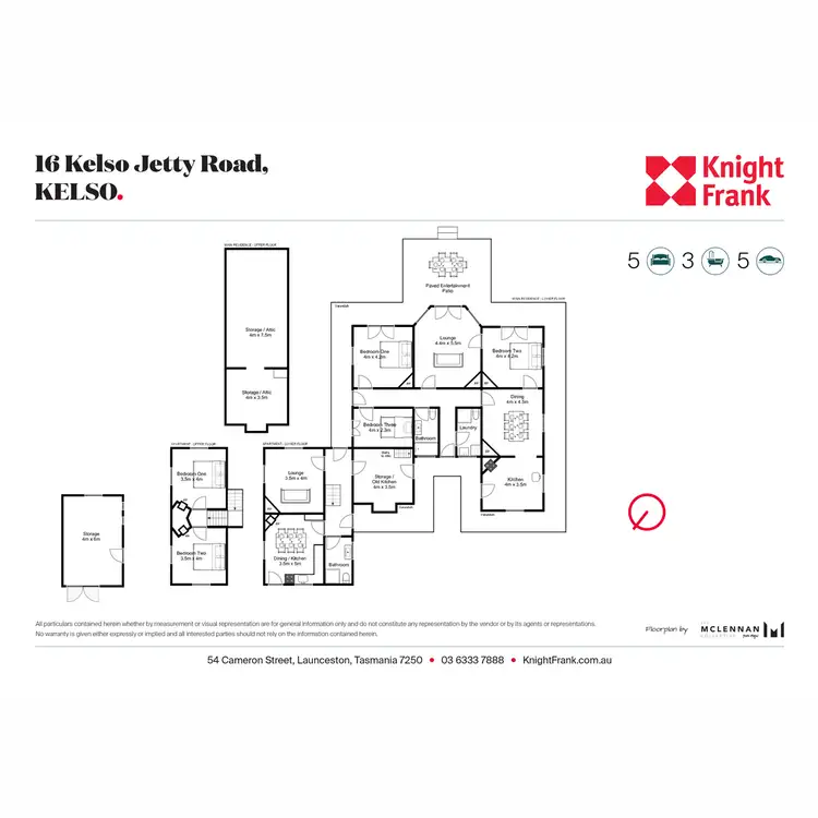 Floorplan of Homely house listing, 12-16 Kelso Jetty Road, Kelso TAS 7270