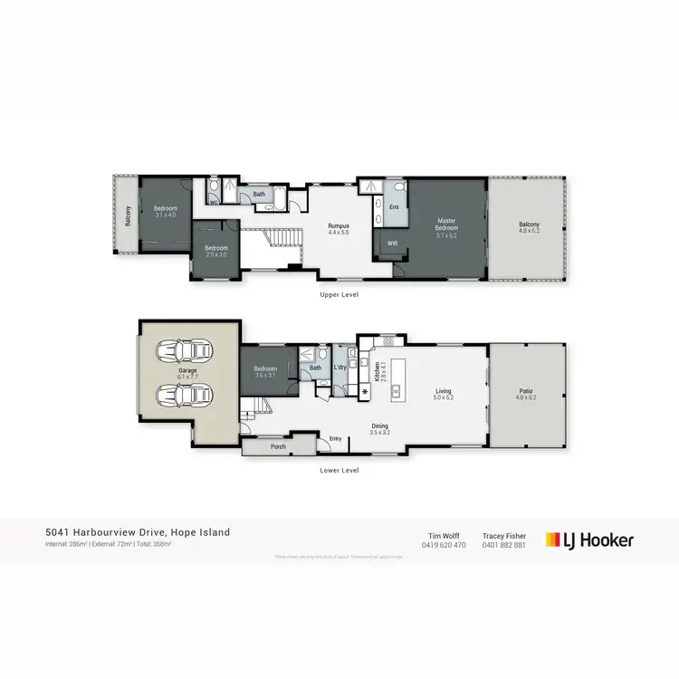 Floorplan of Homely house listing, 5041 Harbourview Drive, Hope Island QLD 4212