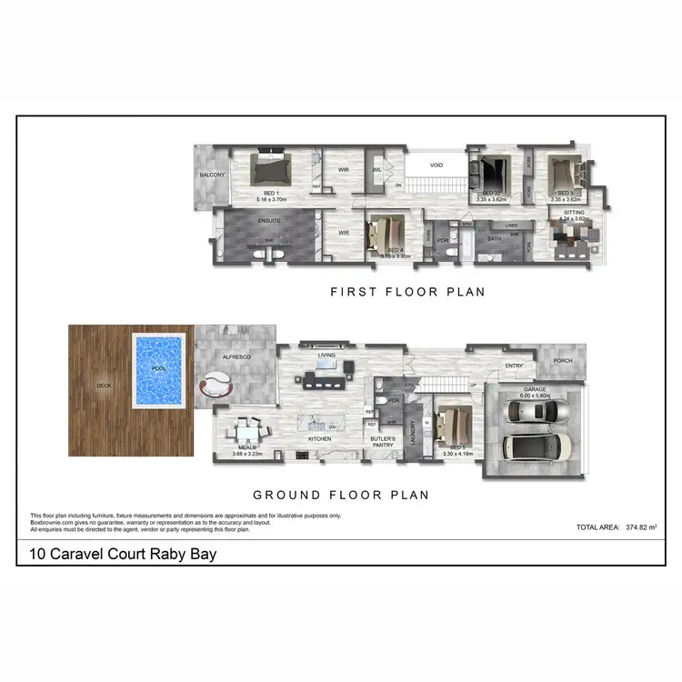 Floorplan of Homely house listing, 10 Caravel Court, Raby Bay QLD 4163