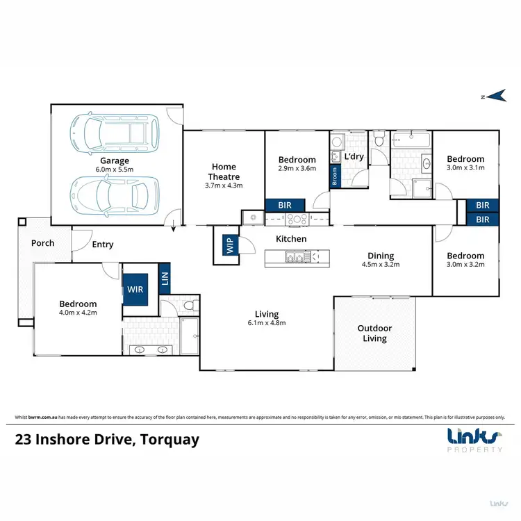 Floorplan of Homely house listing, 23 Inshore Drive, Torquay VIC 3228