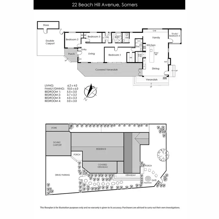 Floorplan of Homely house listing, 22 Beach Hill Avenue, Somers VIC 3927