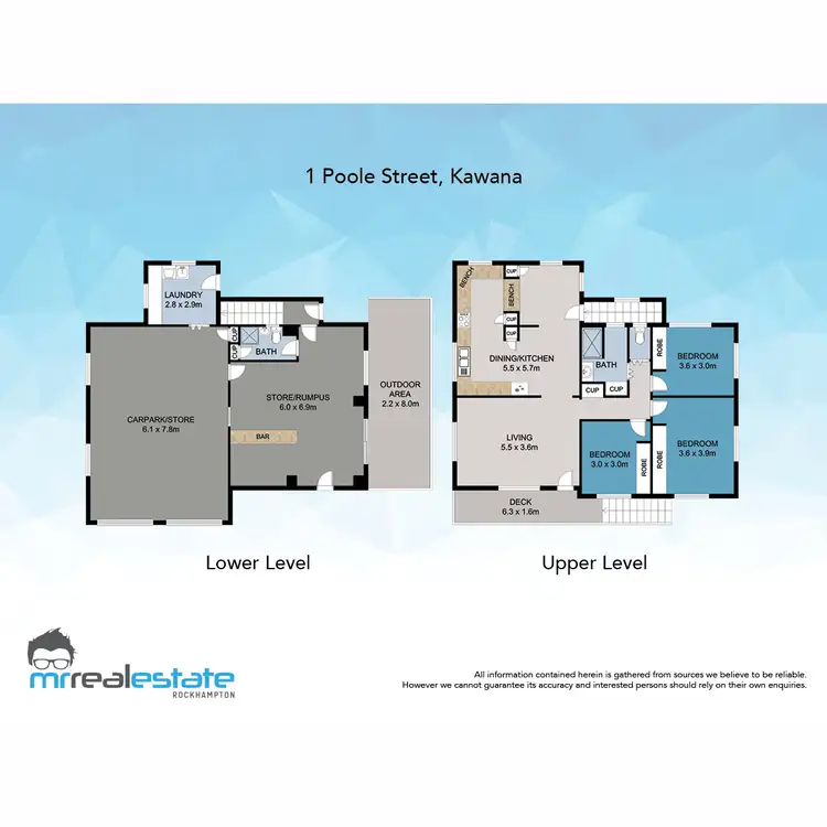 Floorplan of Homely house listing, 1 Poole Street, Kawana QLD 4701