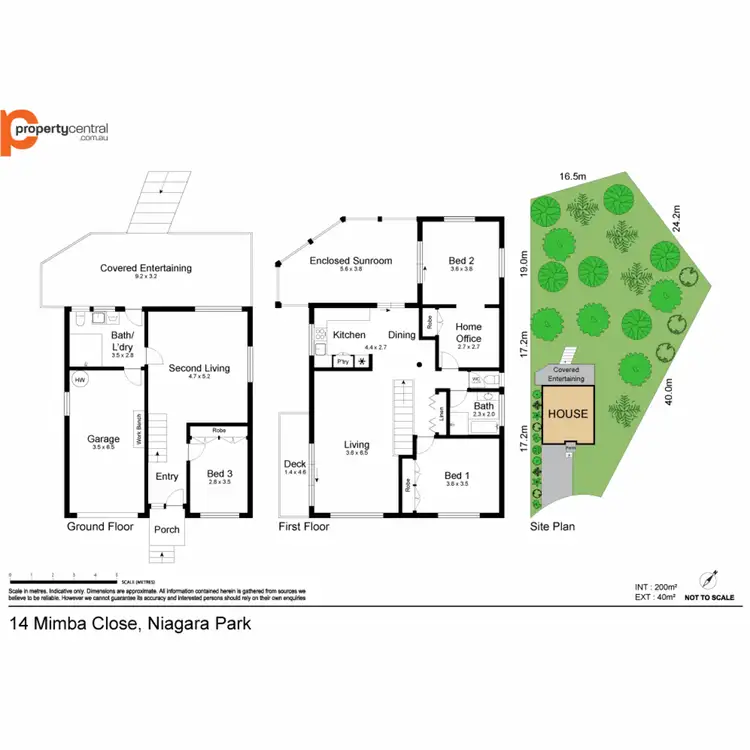 Floorplan of Homely house listing, 14 Mimba Close, Niagara Park NSW 2250