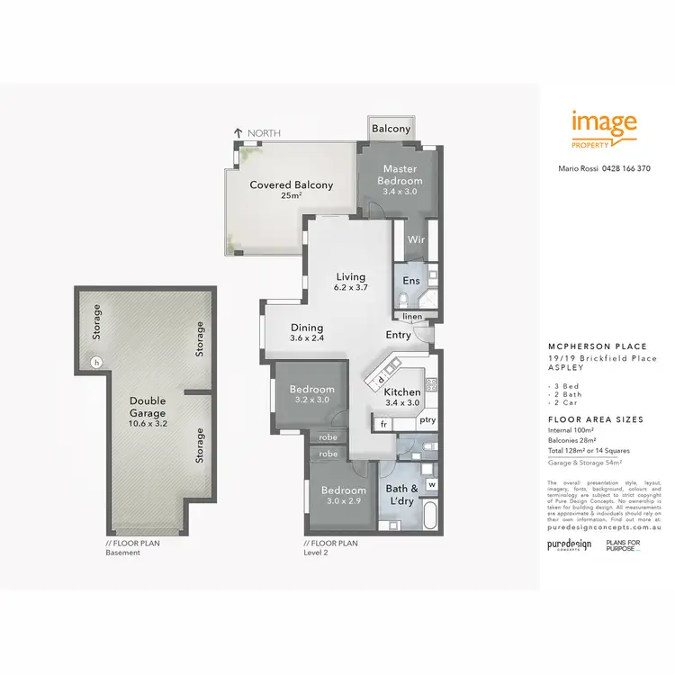 Floorplan of Homely unit listing, 19/19 Brickfield Road, Aspley QLD 4034