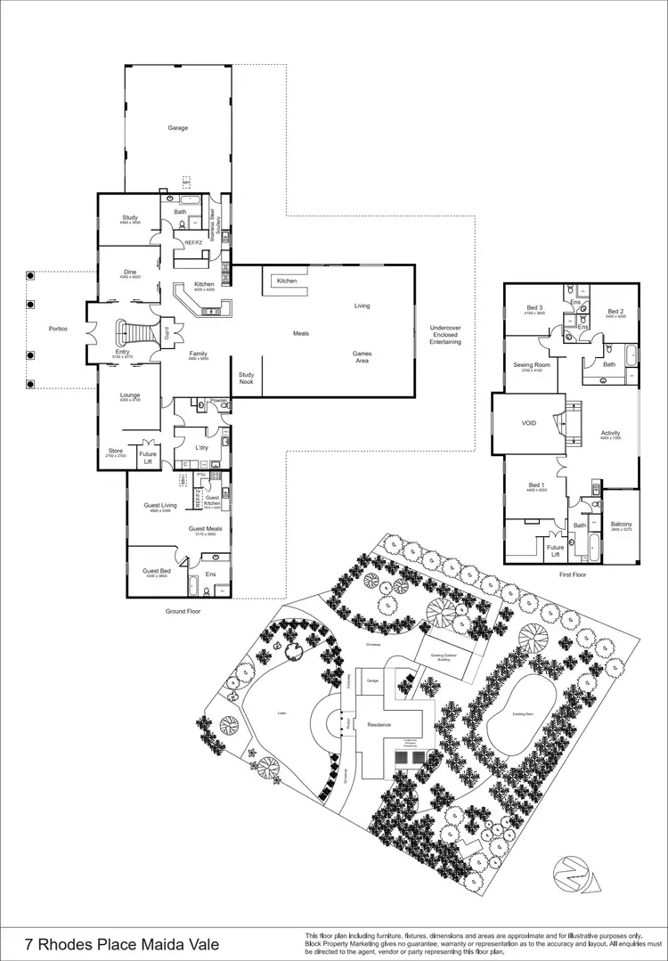 Floorplan of Homely house listing, 7 Rhodes  Place, Maida Vale WA 6057