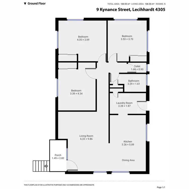 Floorplan of Homely house listing, 9 Kynance Street, Leichhardt QLD 4305