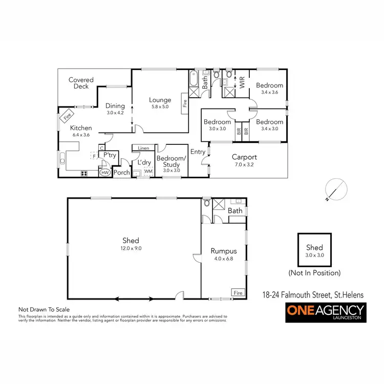 Floorplan of Homely house listing, 18-24 Falmouth Street, St Helens TAS 7216