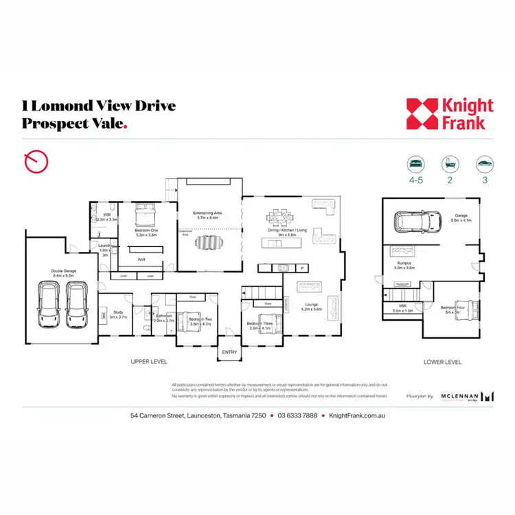 Floorplan of Homely house listing, 1 Lomond View Drive, Prospect Vale TAS 7250