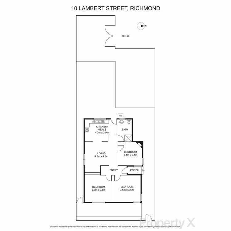 Floorplan of Homely house listing, 10 Lambert Street, Richmond VIC 3121