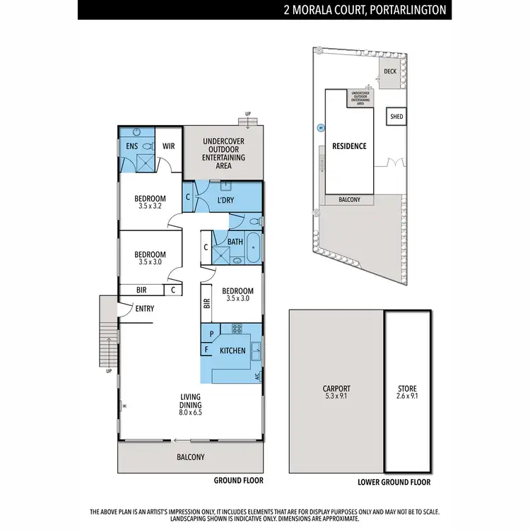 Floorplan of Homely house listing, 2 Morala Court, Portarlington VIC 3223