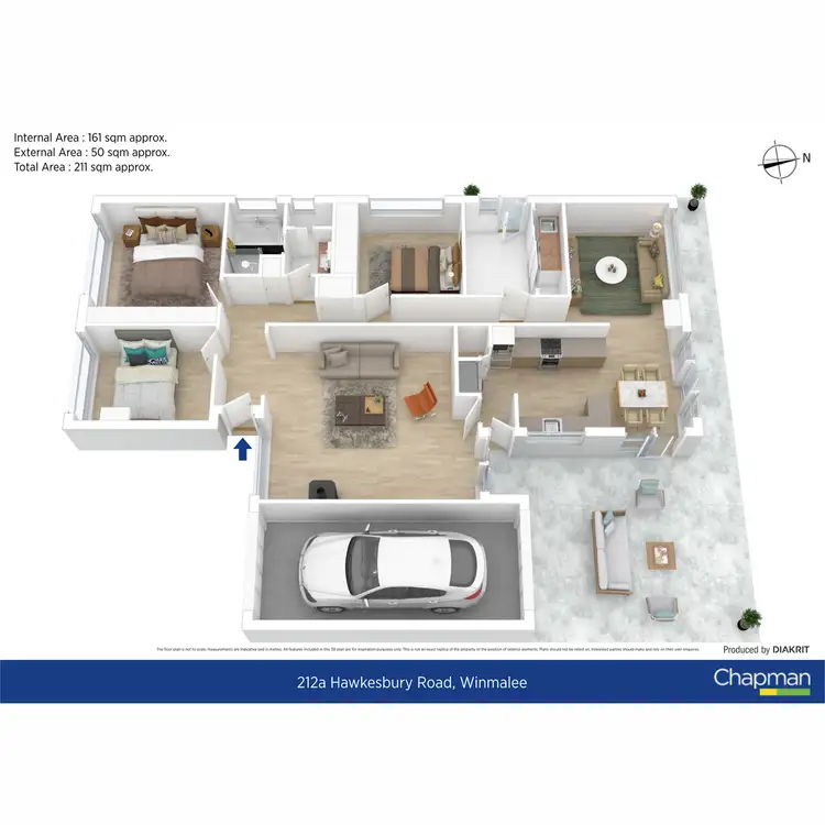 Floorplan of Homely house listing, 212A Hawkesbury Road, Winmalee NSW 2777