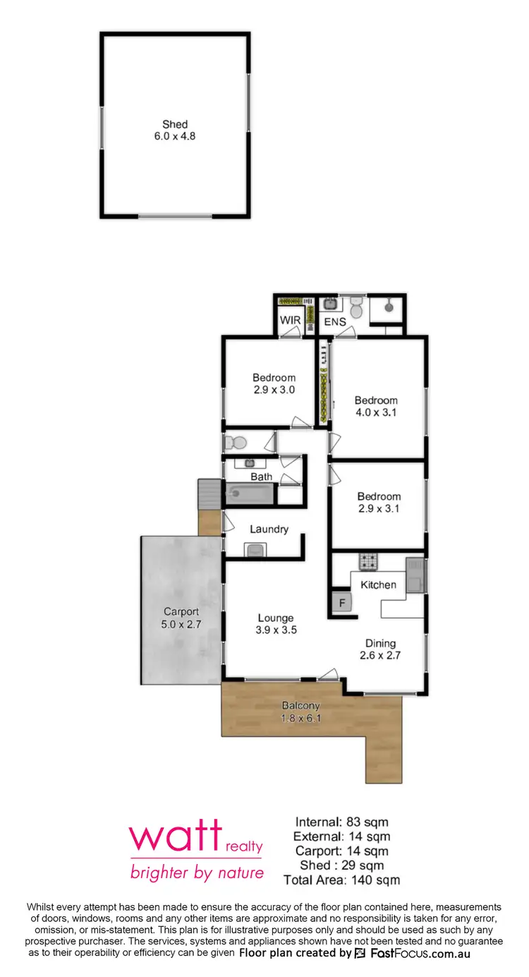 Floorplan of Homely house listing, 8 Marathon Street, Aspley QLD 4034