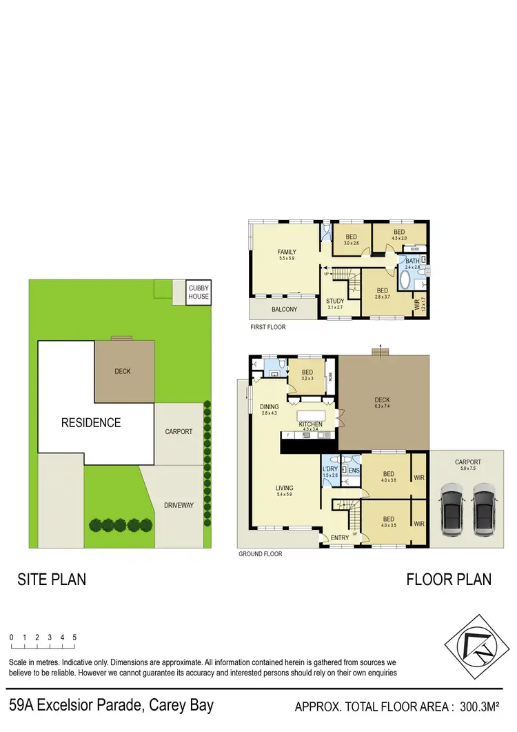 Floorplan of Homely house listing, 59A Excelsior Parade, Carey Bay NSW 2283