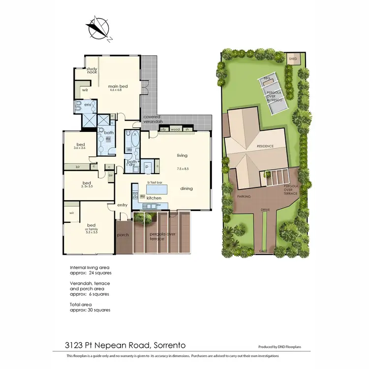 Floorplan of Homely house listing, 3123 Point Nepean Road, Sorrento VIC 3943