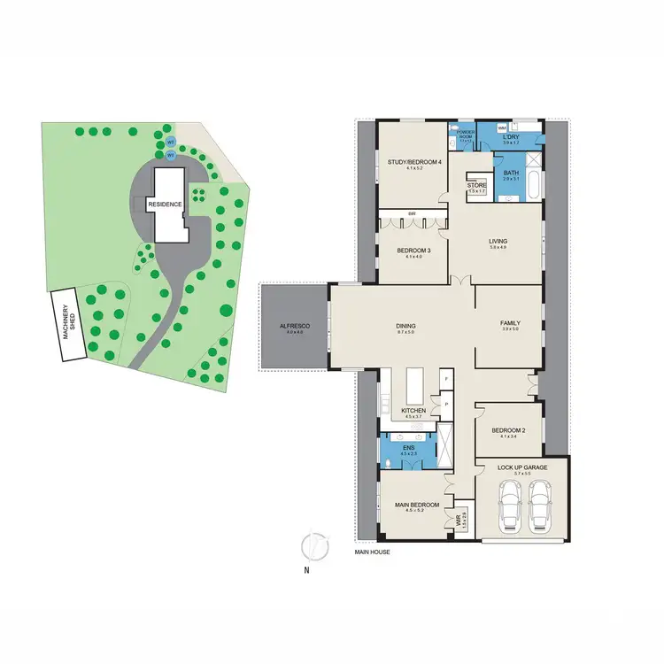 Floorplan of Homely rural property listing, 209 (Lot 26) Mount Bright Road, Mount View NSW 2325
