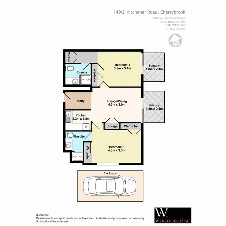 Floorplan of Homely retirement listing, 149/2 Kitchener Road, Cherrybrook NSW 2126