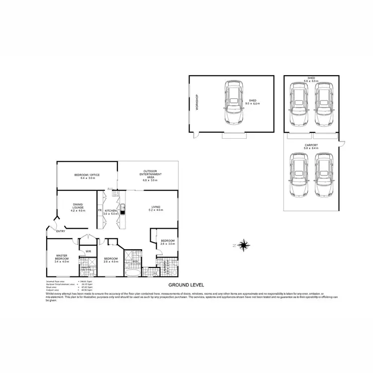 Floorplan of Homely house listing, 8 North Street, Kingsthorpe QLD 4400