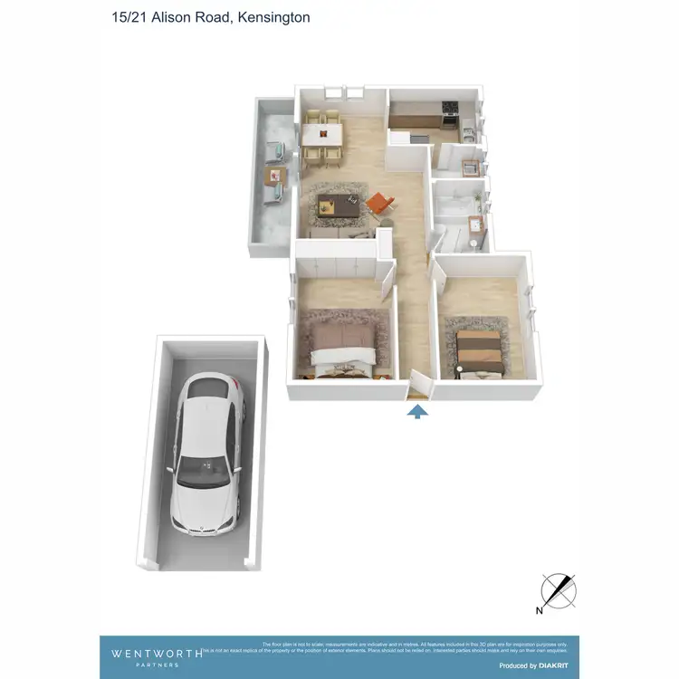 Floorplan of Homely apartment listing, 15/21 - 23 Alison Road, Kensington NSW 2033