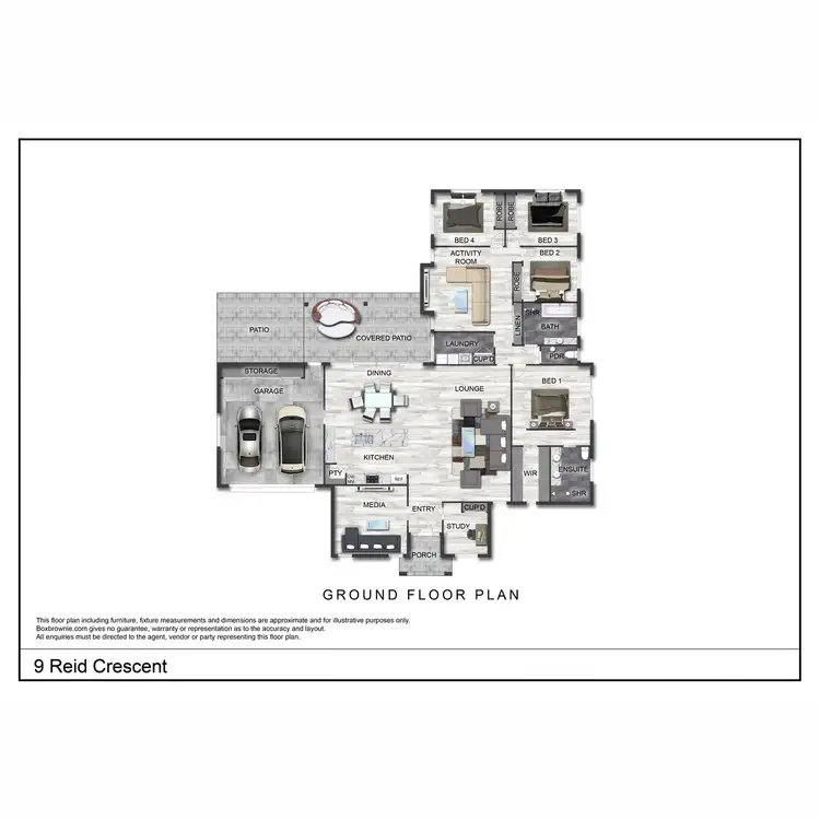Floorplan of Homely house listing, 9 Reid Crescent, Innes Park QLD 4670