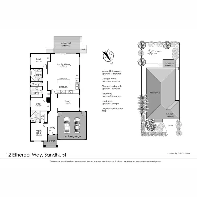 Floorplan of Homely house listing, 12 Ethereal Way, Sandhurst VIC 3977