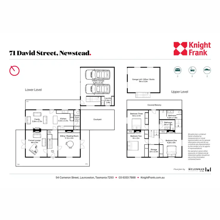 Floorplan of Homely house listing, 71 David Street, Newstead TAS 7250