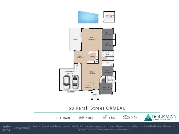 Floorplan of Homely house listing, 60 Karall Street, Ormeau QLD 4208