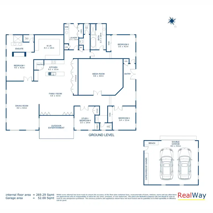 Floorplan of Homely house listing, 9 Gordon Crescent, Withcott QLD 4352