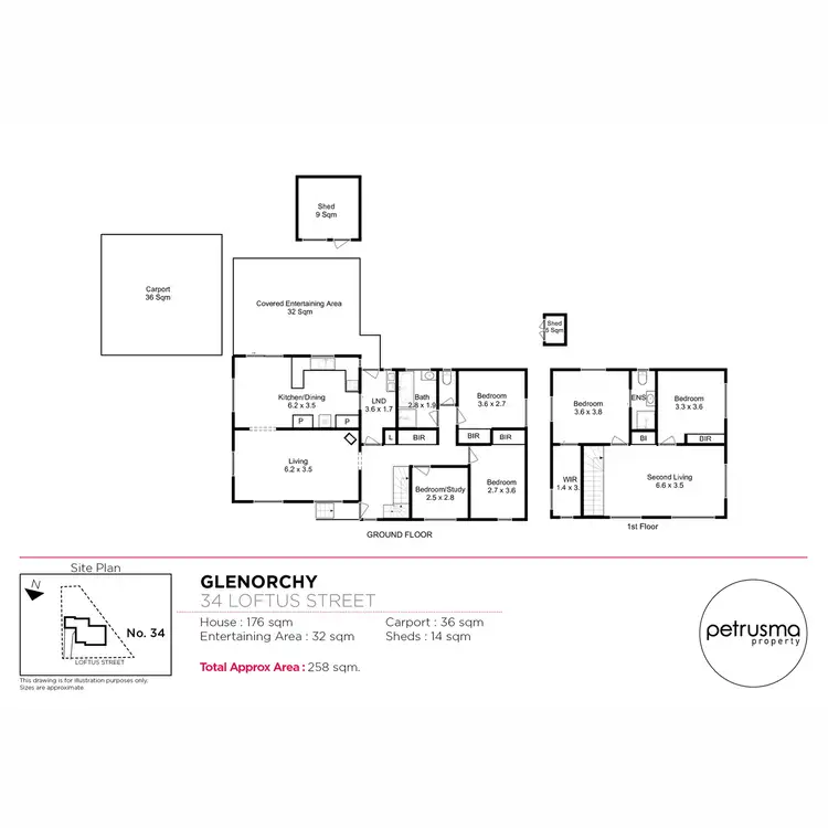 Floorplan of Homely house listing, 34 Loftus Street, Glenorchy TAS 7010