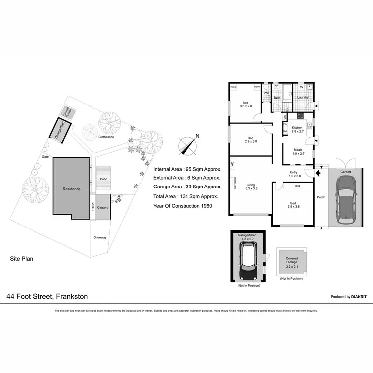 Floorplan of Homely house listing, 44 Foot Street, Frankston VIC 3199