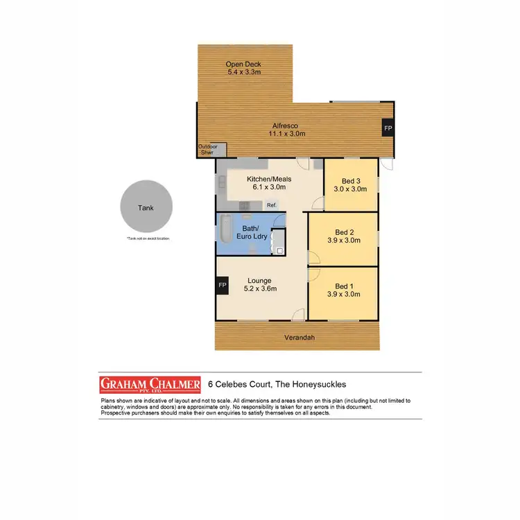 Floorplan of Homely house listing, 6 Celebes Court, The Honeysuckles VIC 3851