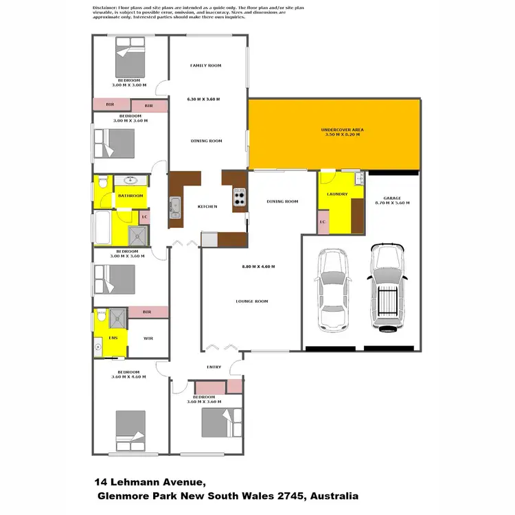Floorplan of Homely house listing, 14 Lehmann Avenue, Glenmore Park NSW 2745