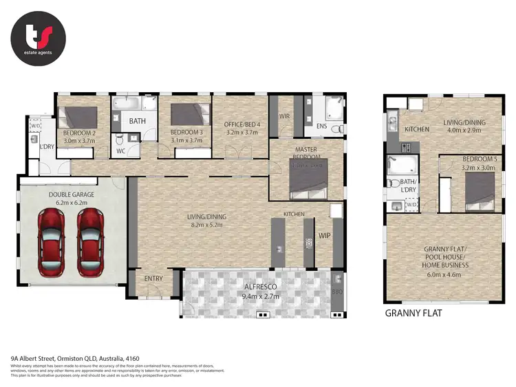 Floorplan of Homely house listing, 9a Albert Street, Ormiston QLD 4160