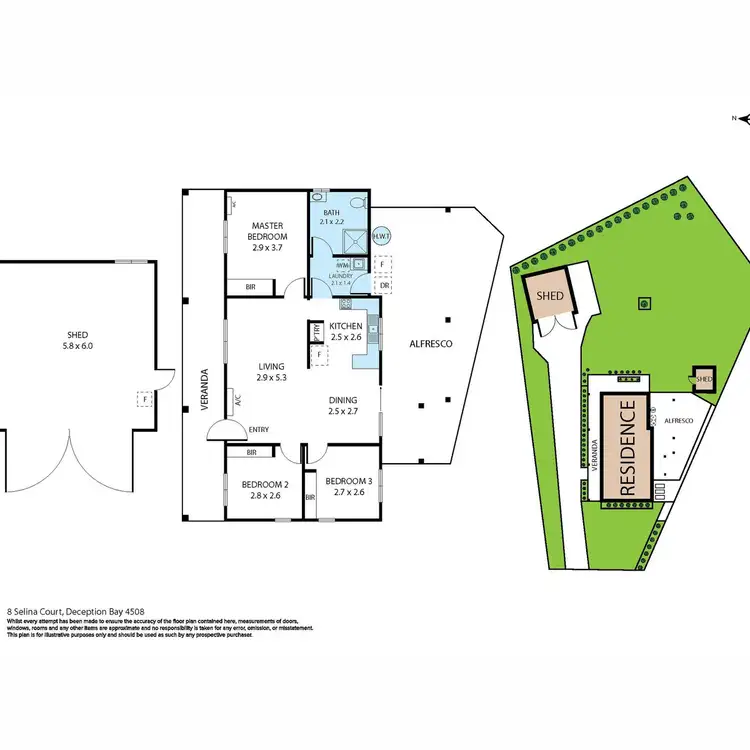 Floorplan of Homely house listing, 8 Selina Court, Deception Bay QLD 4508