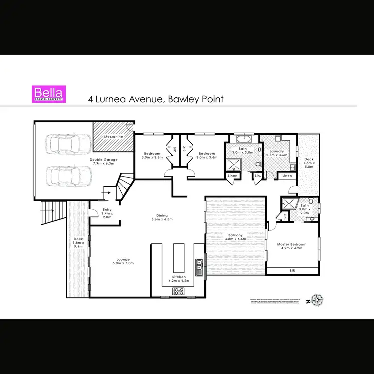 Floorplan of Homely house listing, 4 Lurnea Avenue, Bawley Point NSW 2539