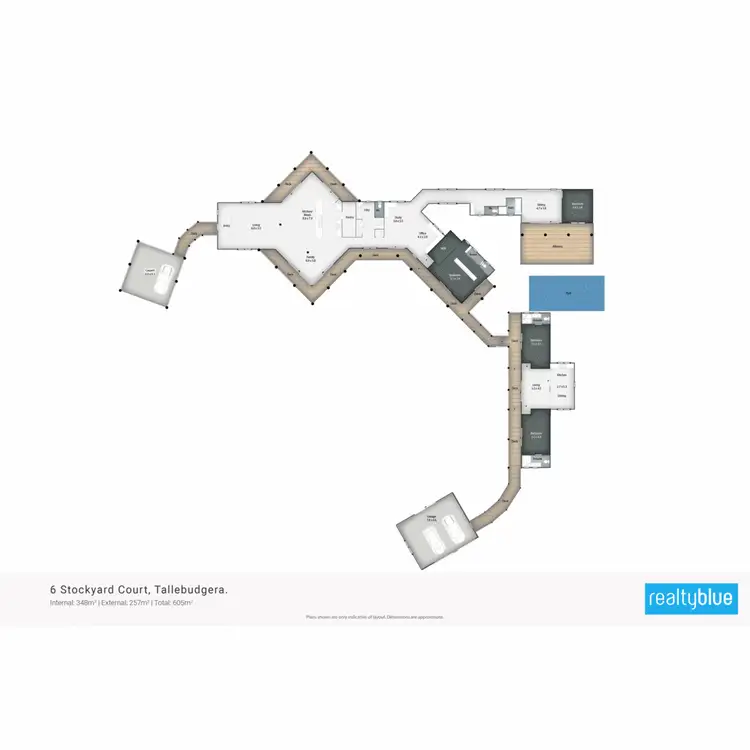 Floorplan of Homely house listing, 6 Stockyard Court, Tallebudgera QLD 4228
