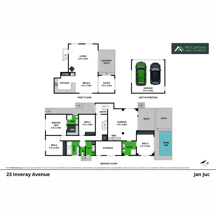 Floorplan of Homely house listing, 23 Inveray Avenue, Jan Juc VIC 3228