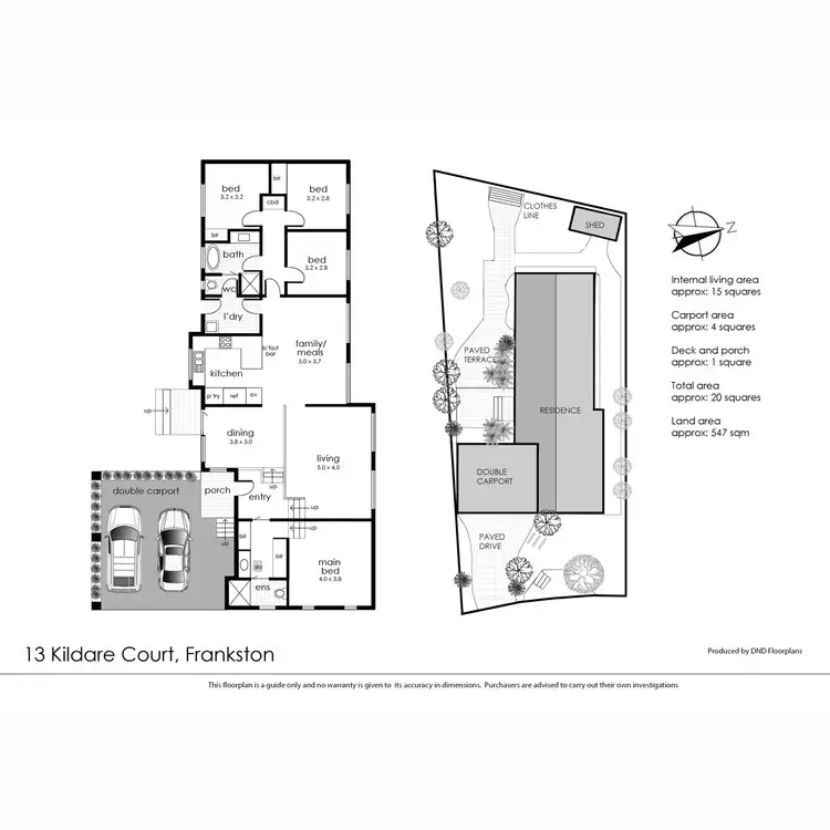 Floorplan of Homely house listing, 13 Kildare Court, Frankston VIC 3199