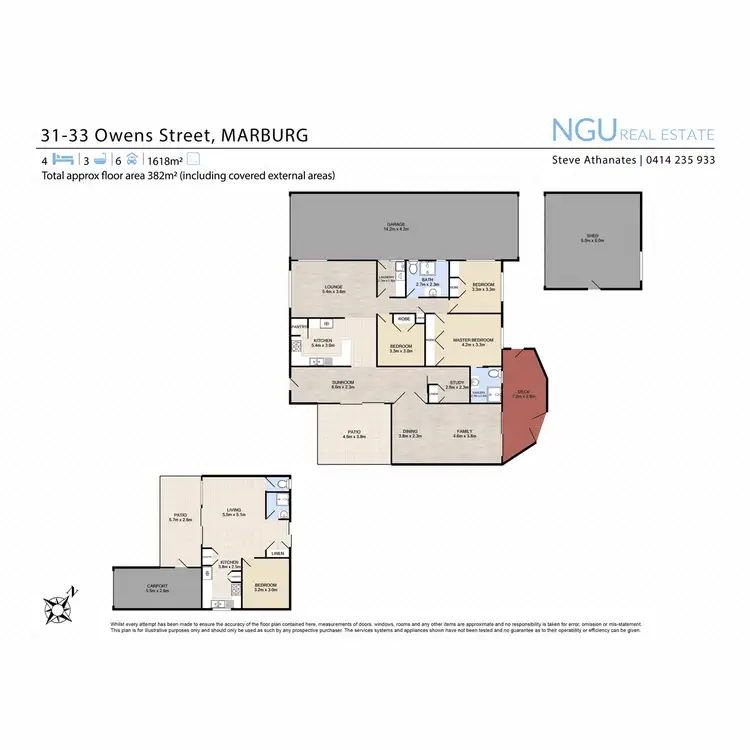 Floorplan of Homely house listing, 33 Owens Street, Marburg QLD 4346