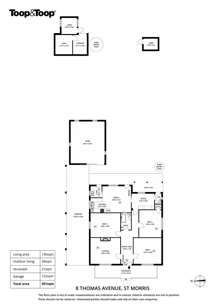Floorplan of Homely house listing, 8 Thomas Avenue, St Morris SA 5068