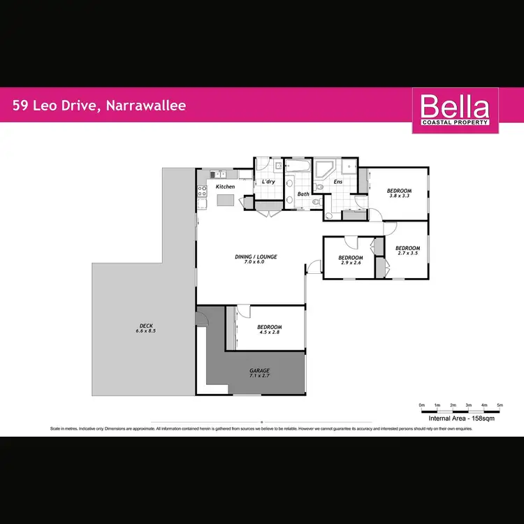 Floorplan of Homely house listing, 59 Leo Drive, Narrawallee NSW 2539