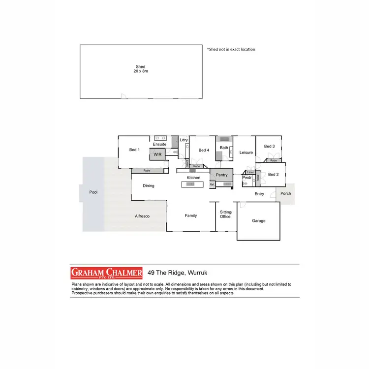 Floorplan of Homely house listing, 49 The Ridge, Wurruk VIC 3850